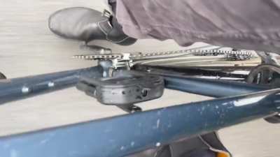 My chain is flying around when not pedalling - what could be wrong?
