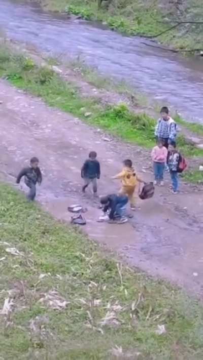 Kids after exam