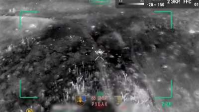 UA 65th Mechanized Brigade's recon UAVs witnessed the destruction of a Russian 