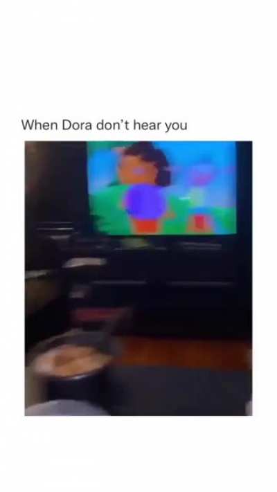 She still cant hear you buddy