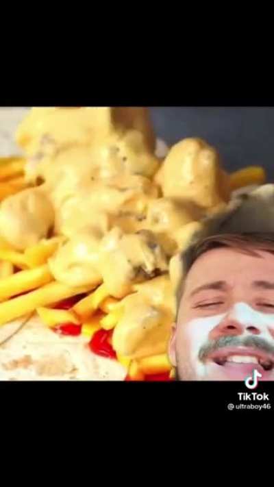Making a cheeseburger monstrosity