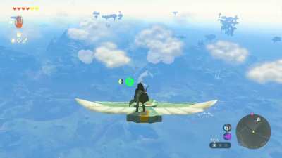 [TOTK] if your paraglider doesn’t take you far enough, you can just do this