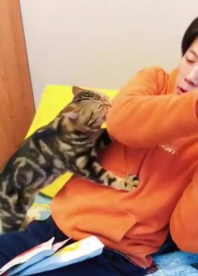 If I can't have a bite I'll bite you instead!