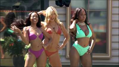 Mecole, Kirsten, Riley - BB25 - Bikini Runway Walk