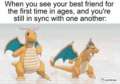 As if you weren't even apart