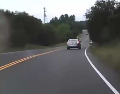 Passed right off the road
