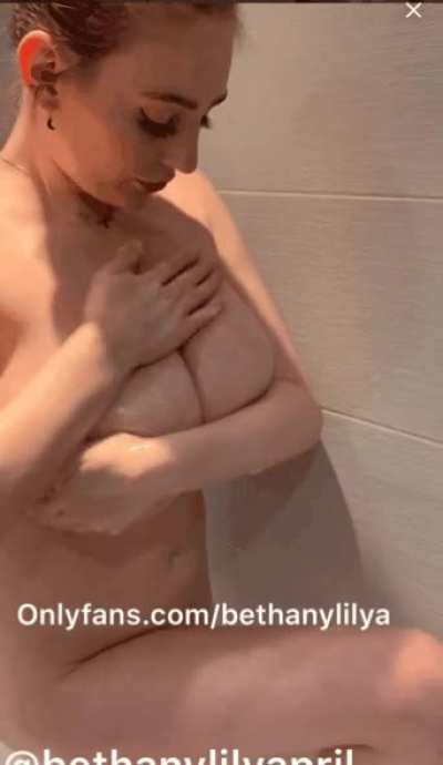 Quick shower with Beth