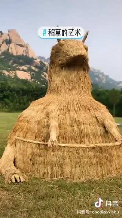 Straw art