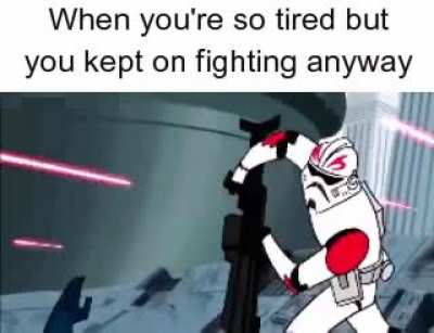 Never give up