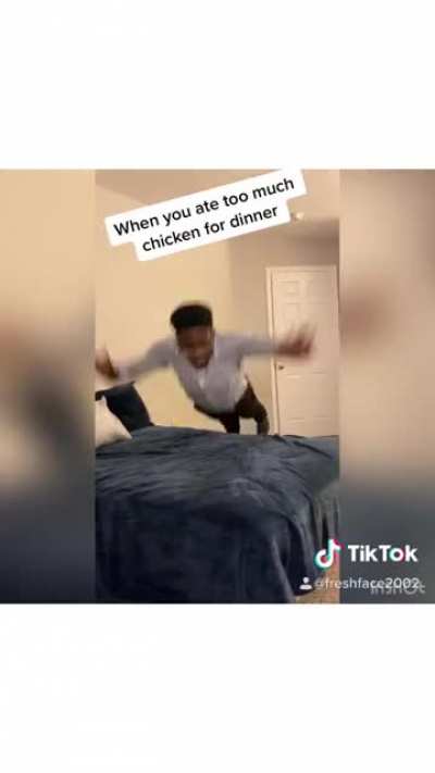 When you have too much for dinner 😂😂😂 @freshface2002