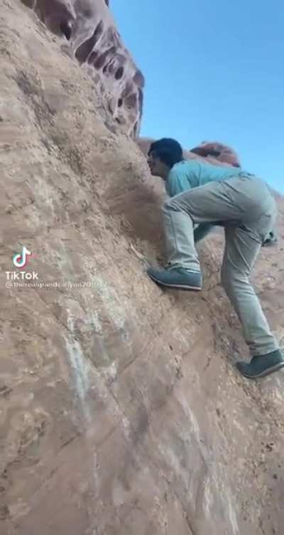 My man didn’t believe hard enough