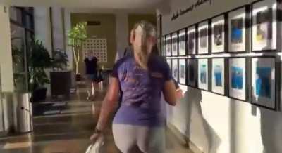 Election conspiracy theorist harassing Arizona Gov. Katie Hobbs at the gym