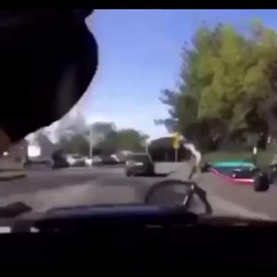 What could go wrong biking into a road