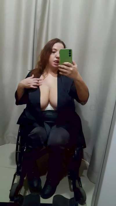 I have paralysis of my lower limbs and I use a wheelchair to get around, but that doesn't stop me