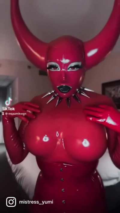 Love red latex!