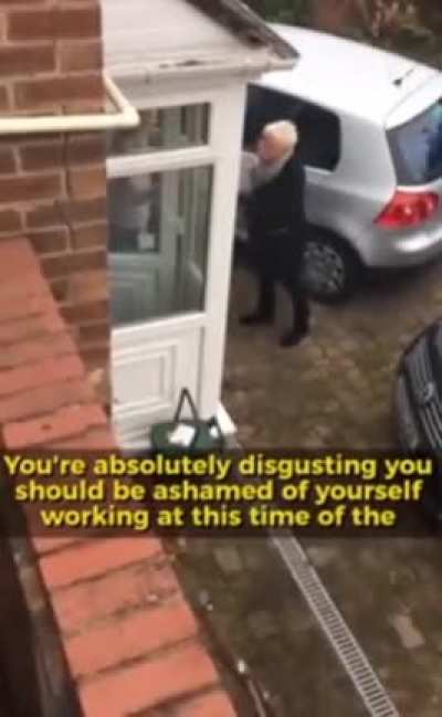 Karen steals workmen's ladders because they are working on a Sunday 😅
