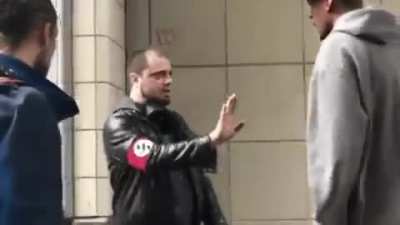 A Nazi punched in the face