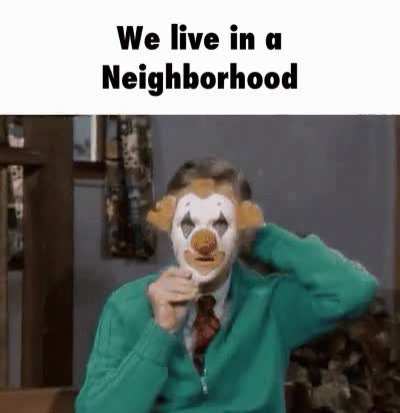 We live in a neighborhood