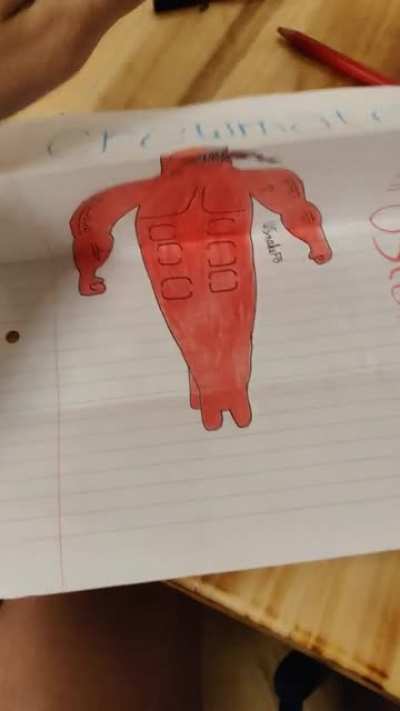 Something i drew during school today.