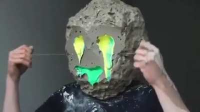 Creepy clay man