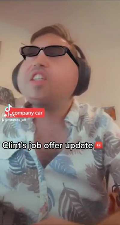 Update on Clint's job offer