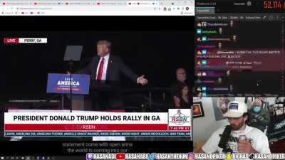 this trump rally had an incredible cummy density