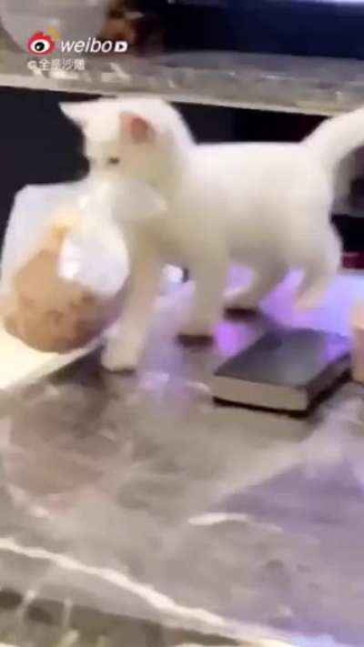 To steal a snack