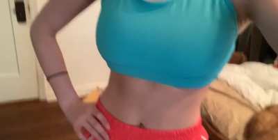 finally found a sports bra that fi-