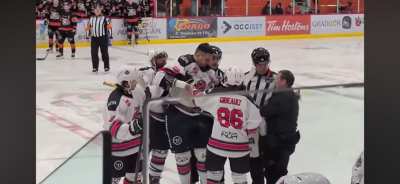 Lnah hockey fight