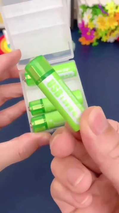 USB recargables AA