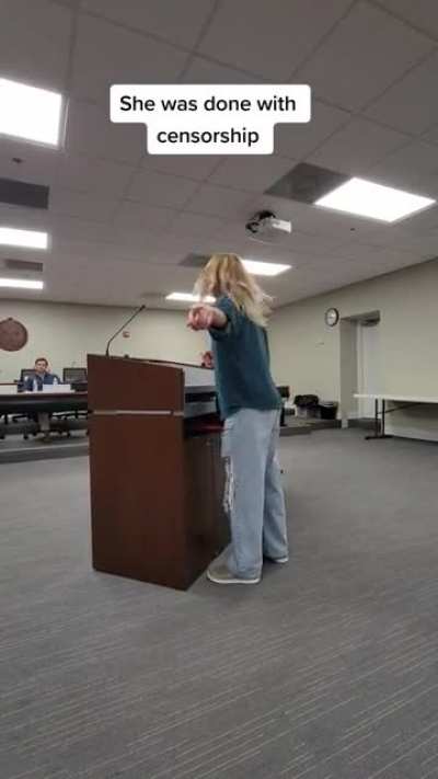 Woman goes off on the Maury County Board of Trustees in Tennessee after a pride display in a library became controversial & books started to be banned