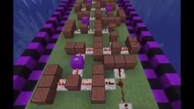 Made a note block cover of a song you’re probably familiar with, this took many hours