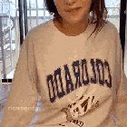 Gabbie Lets Us Take a Peek Under that Sweatshirt