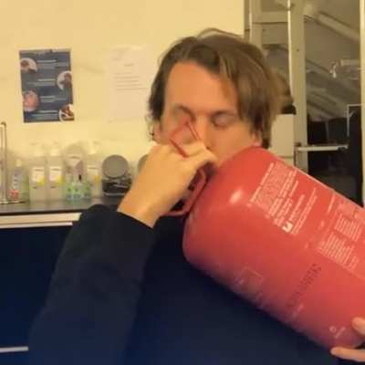 Apparently helium affects whistling