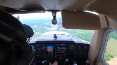 Student pilot loses engine