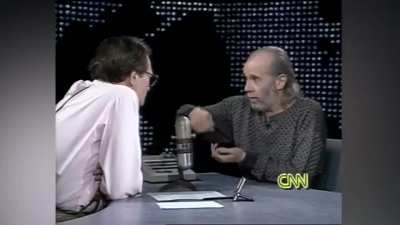 George Carlin on comedians who make jokes about minority or 