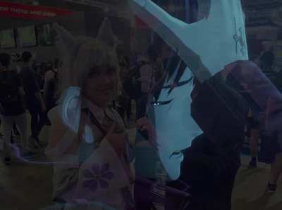 Met an amazing Mio cosplayer today!