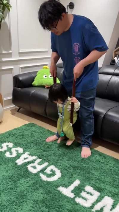 Taking off his belt