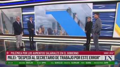 Milei echa a secretario EN VIVO