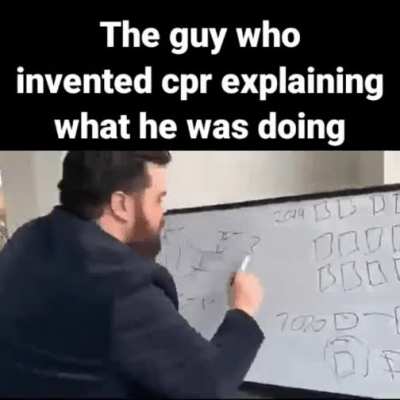 Was definitely trying to save the person nothing else