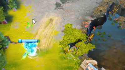 Water boi imitates walking