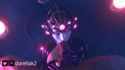 Widowmaker sucking dick (darellak)