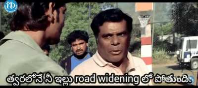 Road widening