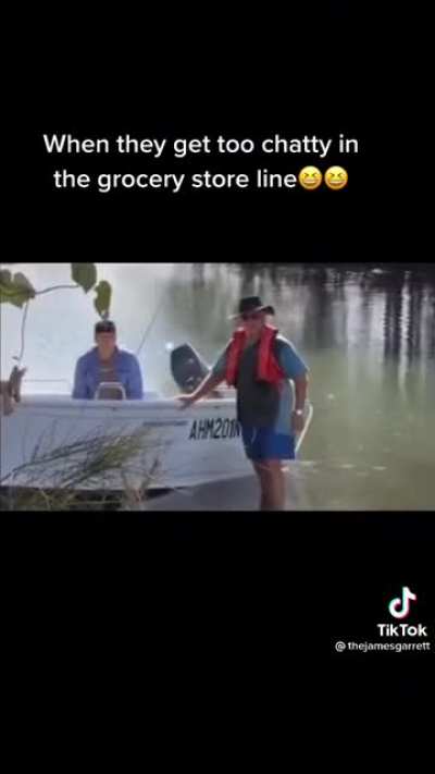 An offer to take someone to the mangroves
