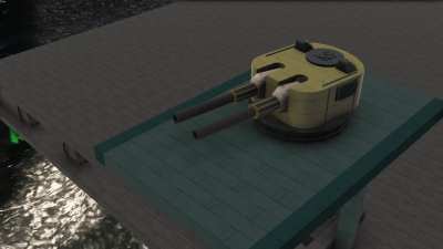 Callahan inspired turret firing with a stagger