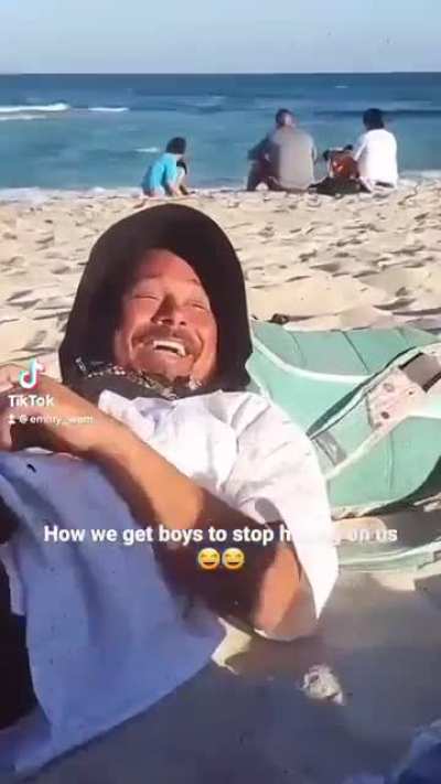 Our final resort to get this creep to leave