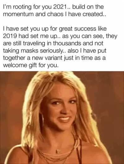 2020’s pep talk to 2021