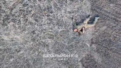 14 minute video from Ukraine K2 Battalion (drone combat), published May 27th 2024. Very NSFW.