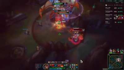 Swain with chogath ult becomes a two phases Dark souls boss with his dragon form