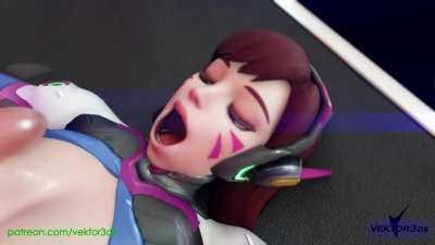 dva take Mercy cum (Vektor3dx) [Overwatch]